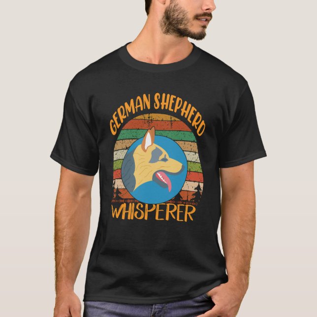 T-shirt 16 berger allemand Whisperer (Devant)