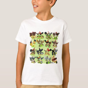 T-shirt 16 Familles de poulet