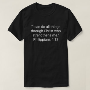T-shirt 16. « Je peux faire toutes choses par Christ qui m