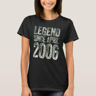 T-shirt 16e anniversaire de naissance en mars  Légende de 