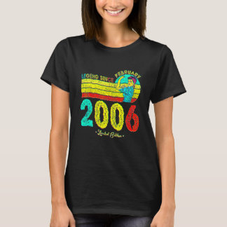 T-shirt 16e anniversaire février 2006 Légende depuis 2006 