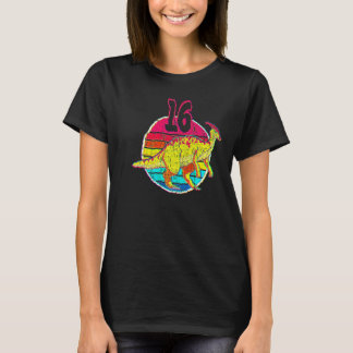 T-shirt 16e anniversaire I Parasaurolophus I Famille appar