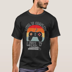 T-shirt 16E Anniversaire Joueur Vidéo 16 Ans Cadeaux Garço