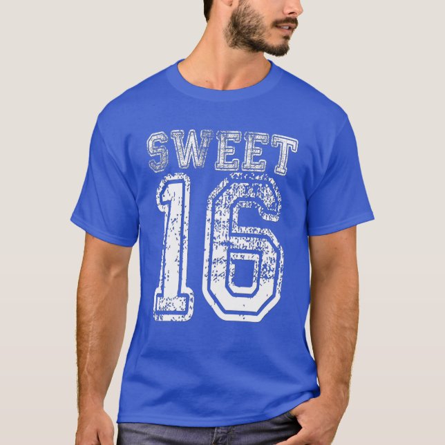 T-shirt 16e Birthday Sweet (Devant)