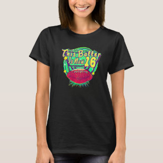 T-shirt 16th Birthday Vintage Retro American Football Play