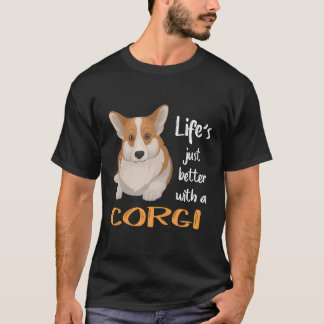 T-shirt 170 La vie est meilleure avec un Corgi