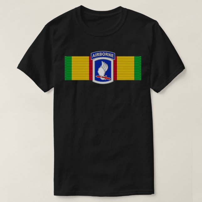 T-shirt 173e brigade aéroportée - Vétéran du Vietnam (Design devant)