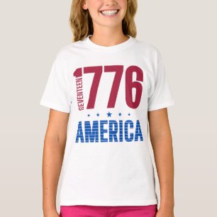 T-shirt 1776 Amérique 250 ans de liberté historique