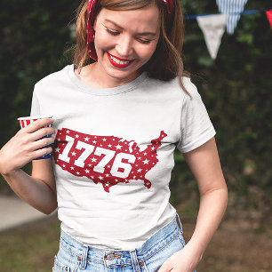 T-shirt 1776 États-Unis 4 juillet Unisex