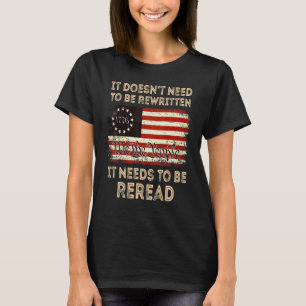 T-shirt 1776 États-Unis Drapeau Nous le peuple qu'il n'a p