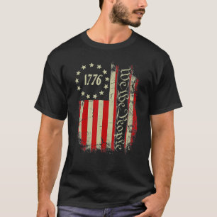 T-shirt 1776 Nous Le Peuple Constitution Patriotique Améri