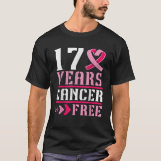 T-shirt 17 ans Cancer du sein Guerrier sans combat Survi