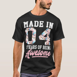 T-shirt 17 Ans Filles ns Cadeau Pour 17e Anniversaire Né