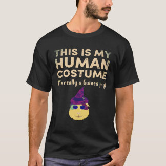 T-shirt 17 C'est Mon Costume D'Humain Je Suis Réellement U