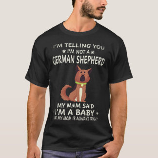 T-shirt 17 Je vous dis que je ne suis pas un berger allema