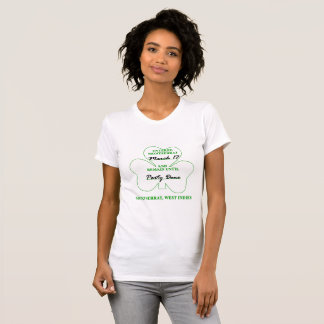 T-shirt 17 mars - pièce en t faite par partie