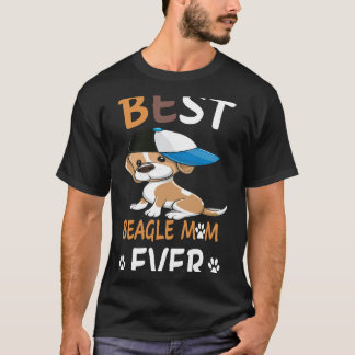 T-shirt 17 Meilleur Beagle Maman Jamais