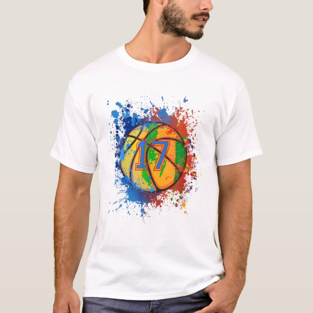 T-shirt 17 Years Old 17th Birthday (Devant)