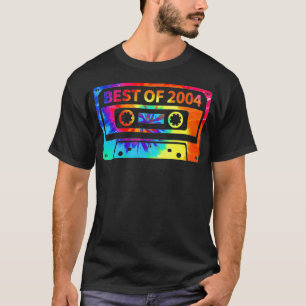 T-shirt 17e anniversaire 17 ans Tie Dye Meilleur 2004 Cass