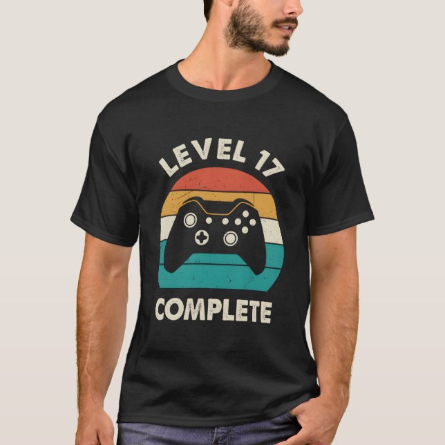 T-shirt 17e anniversaire de mariage pour le niveau 17 term (Devant)