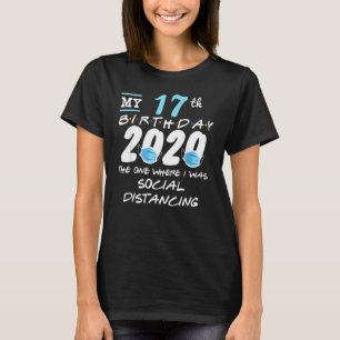 T-shirt 17e anniversaire Quarantined 2020 Toilet Papier