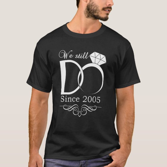 T-shirt 17ème anniversaire de Mariage Nous faisons toujour (Devant)
