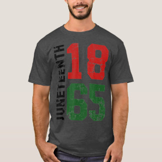 T-shirt 1865, 1865, fête de l'histoire de l'Amérique noire
