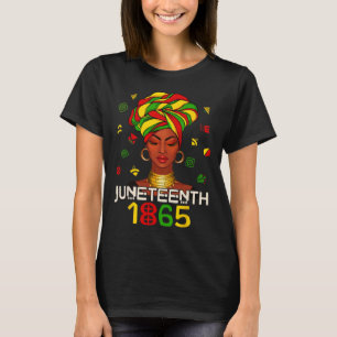 T-shirt 1865 Le dix-neuvième jour célèbre la liberté afro-