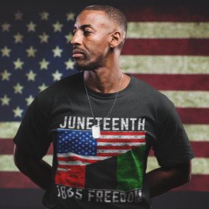T-shirt 1865 Liberté Noir Africain-Américain