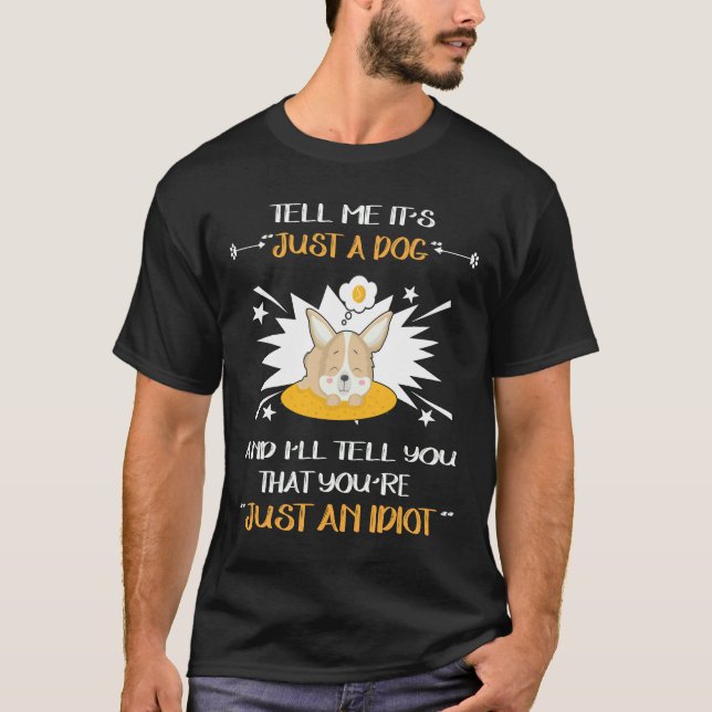 T-shirt 186 Juste Un Idiot (Devant)