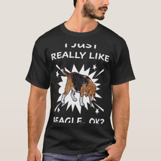 T-shirt 189 J'Aime Vraiment Le Beagle