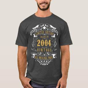 T-shirt 18 Ans 18 Ans Fabriqué en 2004 Garçons