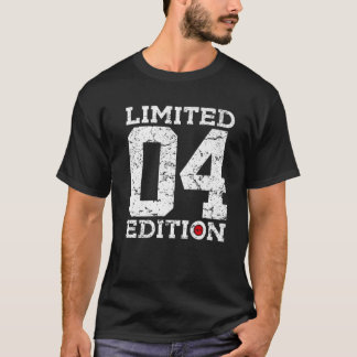 T-shirt 18 Ans Édition Limitée 2004 College 18Th Birthda