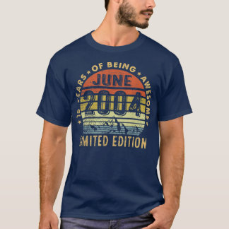 T-shirt 18 Ans Incroyable Depuis Juin 2004 Cadeaux 18ème A