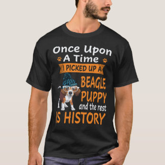 T-shirt 18 Il était une fois - Chiot Beagle Beagle