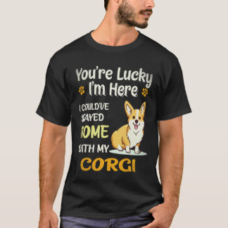 T-shirt 18 Vous êtes un Corgi chanceux