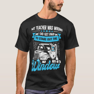 T-shirt 18 Wheeler for a Truck Driver