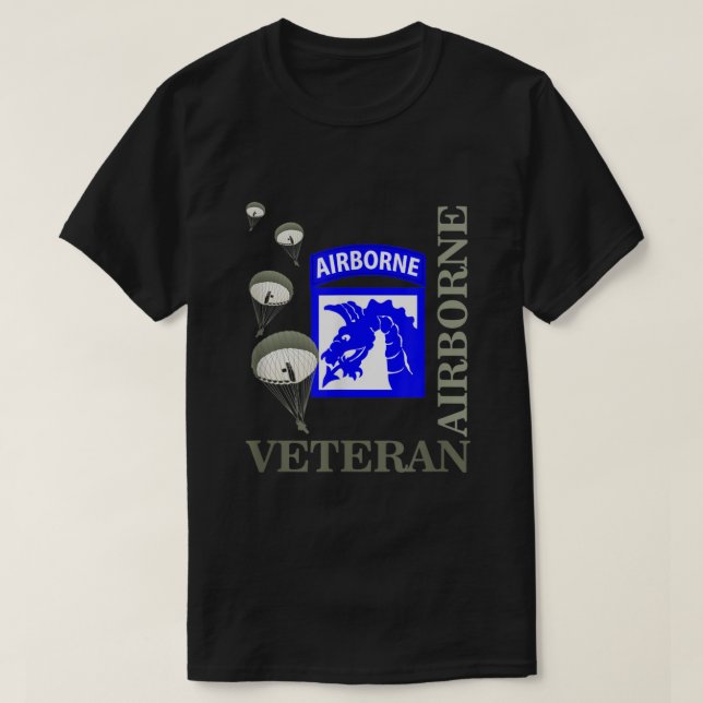 T-shirt 18e Anciens combattants parachutistes du Corps aér (Design devant)