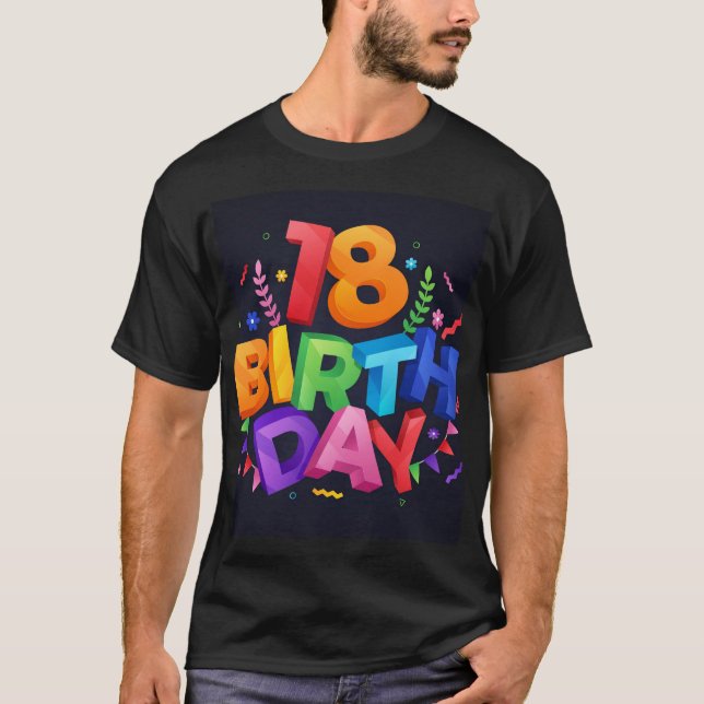 T-shirt 18e anniversaire (Devant)