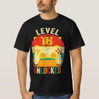 T-shirt 18e anniversaire Cadeaux garçons Hommes 18 ans Vin
