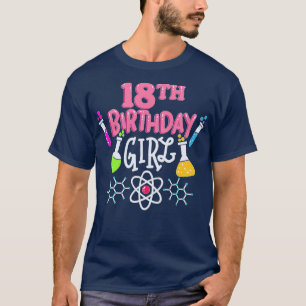 T-shirt 18e anniversaire Science Biologie Chimie Party