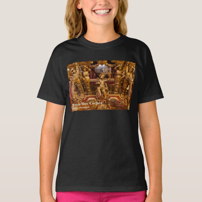 T-shirt 18e c. Détail de l'entraîneur. Museu dos Coches. L (Devant)