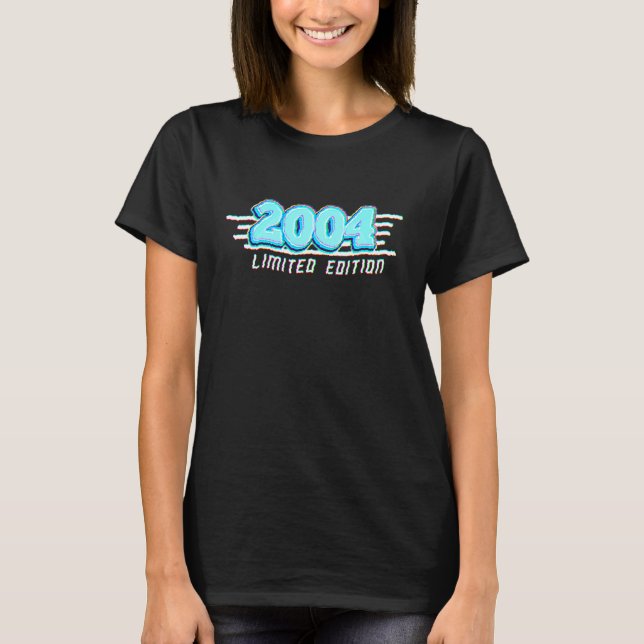 T-shirt 18th Birthday Boy Girl 18 Years 2004   8 (Devant)