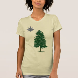 T-shirt 1901 drapeau du Maine - style vintage