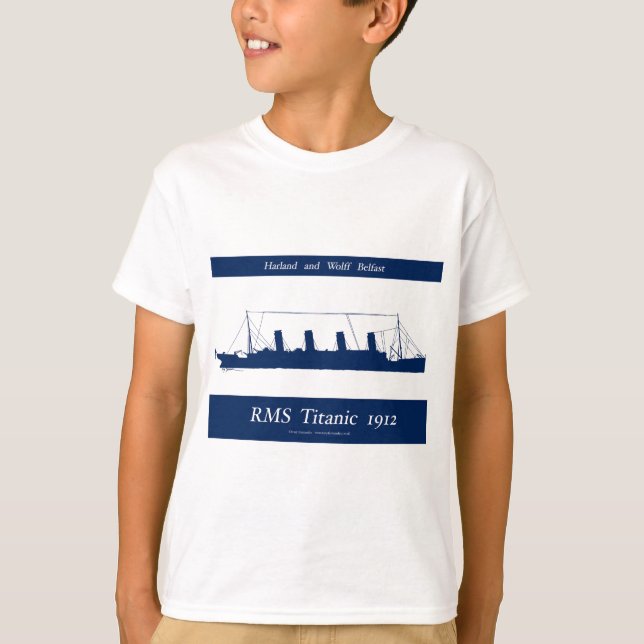 T-shirt 1912 4 titaniques (Devant)