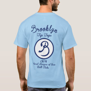 T-shirt 1914 Brooklyn Tip Tops Federal League Base Ball