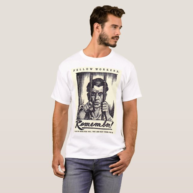 T-shirt 1917 camarades de travail se rappellent ! (Devant entier)