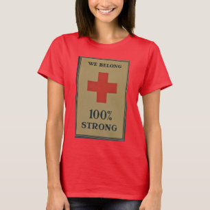 T-shirt 1920 Croix Rouge de la Première Guerre mondiale "N