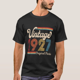T-shirt 1927 Vintage 1927 Cadeaux d'anniversaire Hommes fe