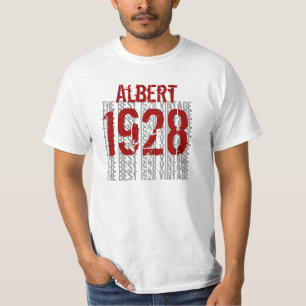T-shirt 1928 ou toute année Meilleur cadeau d'anniversair